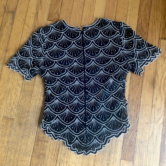 Vintage 80s beaded tunic. - Picture 2 of 2